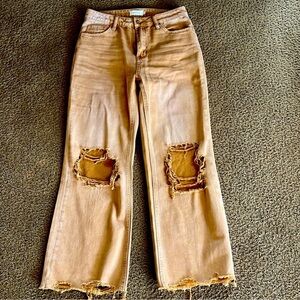 Bohme Cropped Wide Leg Jeans